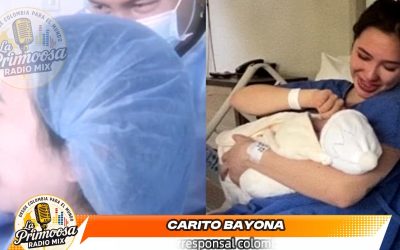 Ya es mamá! Así compartió el nacimiento de su hijo Aida Victoria Merlano