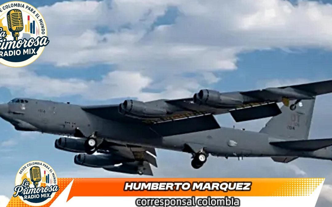 Bombardero B-52 y 2 cazas de EEUU sobrevuelan la costa de Venezuela en plena presión sobre Maduro