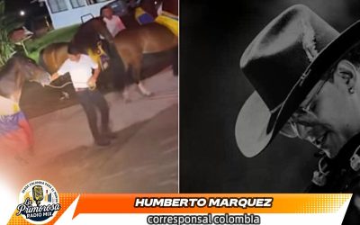 Los caballos de Yeison Jiménez escoltan sus cenizas hacía una de sus fincas en Fusagasugá